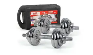 15kg Dumbbell (Chrome)
