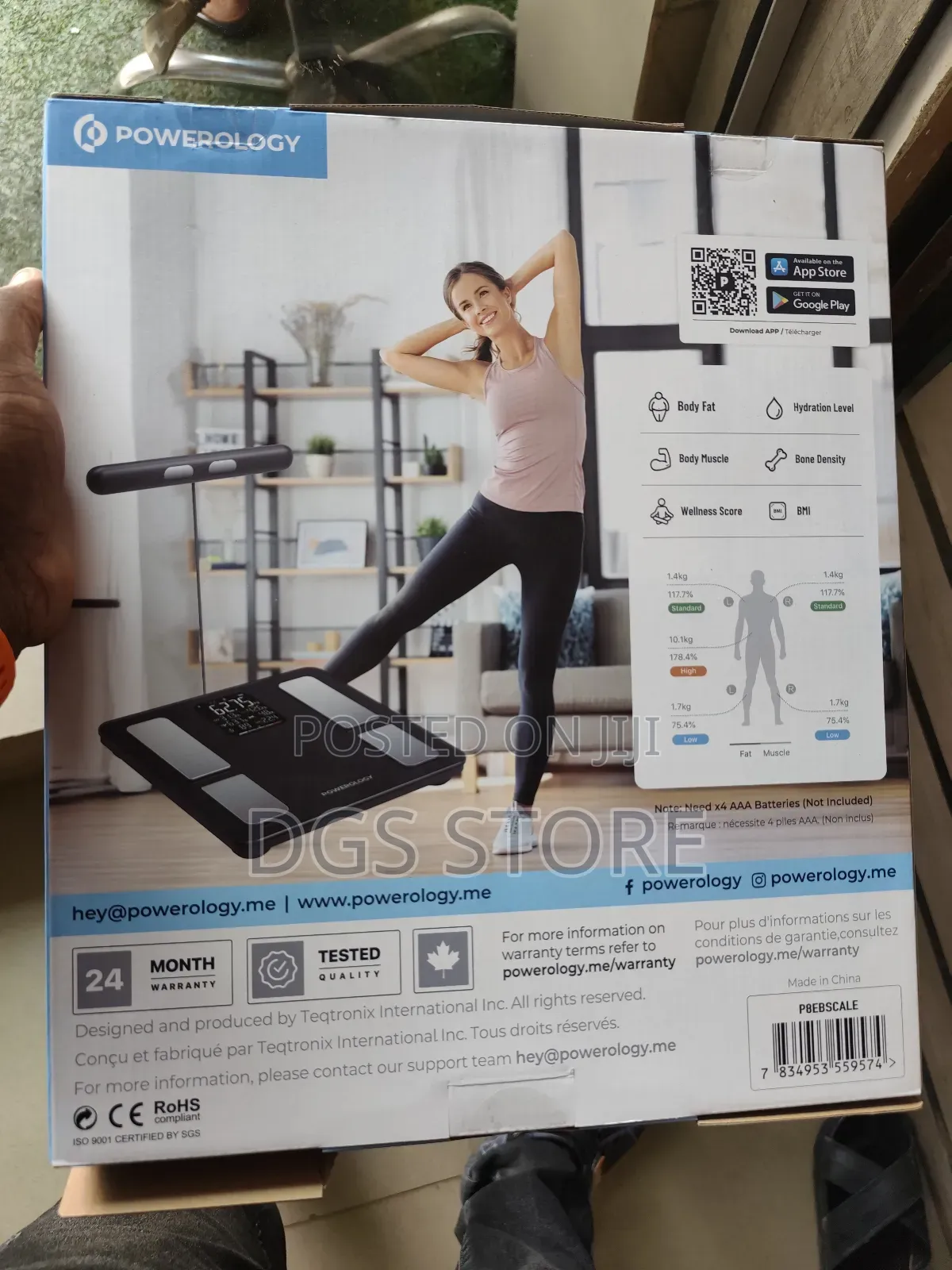 Powerology Advanced Precision Smart Scale