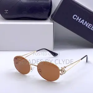 Chanel Sunglasses - Gold Frame, Brown Lenses - Brand New!