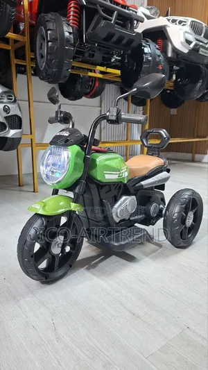 Green Electric Bike for Kids Age 1-5 With Bluetooth and Remote