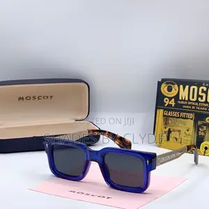 Vintage Charm: Authentic Moscot Sunglasses - Brown Gradient Frames!