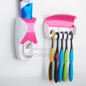 Tooth Brush and Toothpaste Dispenser