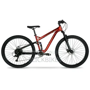 29" Hyper Explorer Dual Suspension Mountain Bike, Adults , Red or Blue