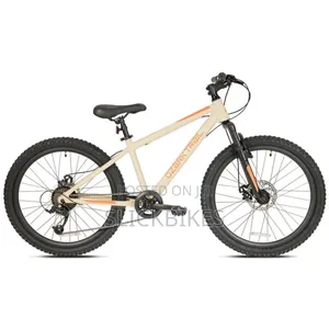 24" Ozark Trail Vibe Bicycle, Vanilla, Fits Riders, Teen, Unisex