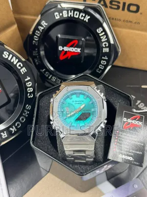 G-Shock Digital and Analog Metal Affordable Quality Silver Watch