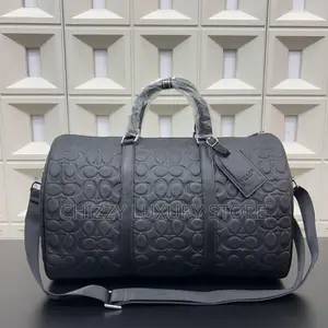 Coach Quality Luxury Genuine Leather Duffle Bag