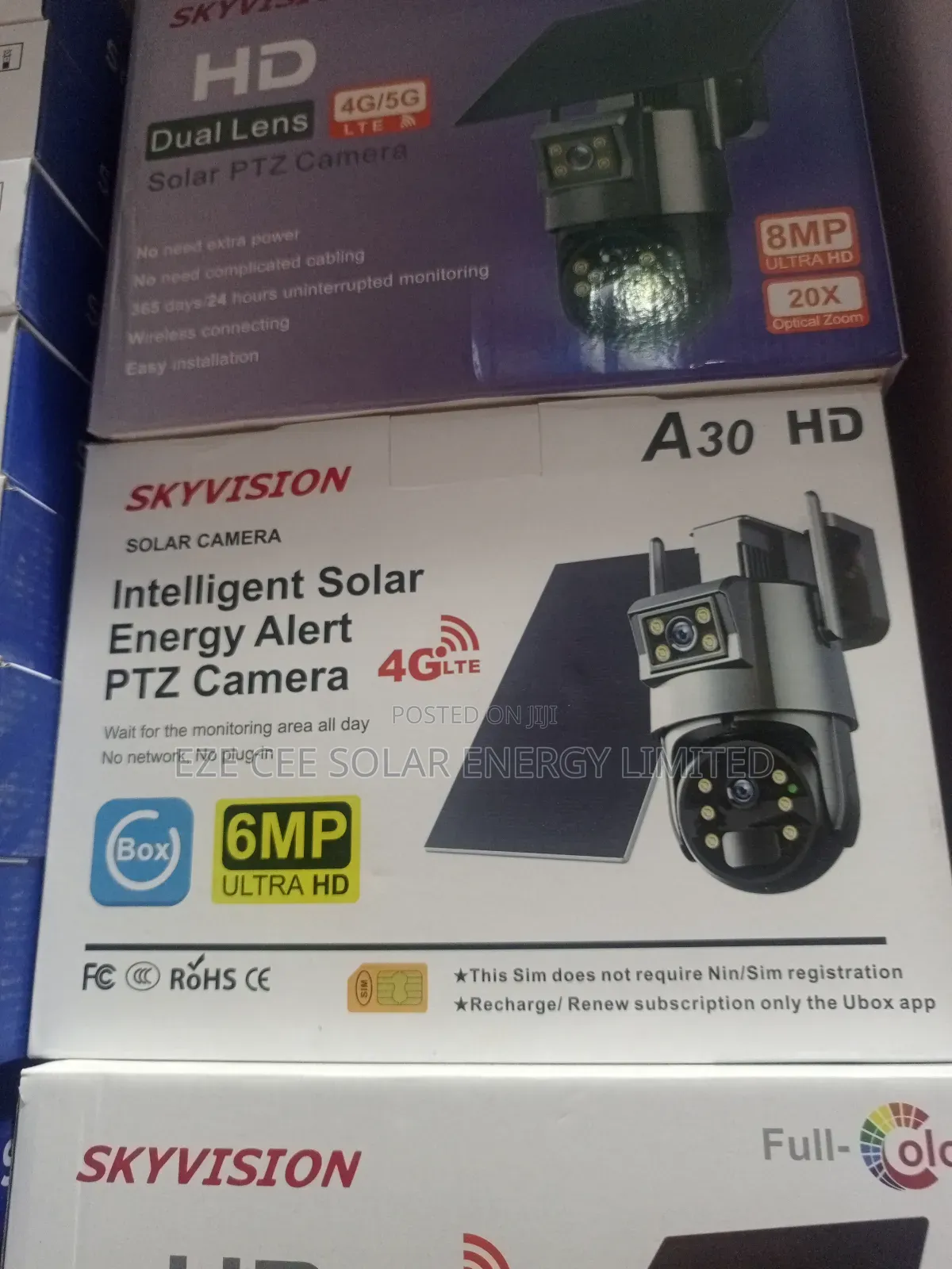 Double Lens Solar Cameras