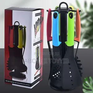 Multicolour Non-Stick Cooking Spoon Set