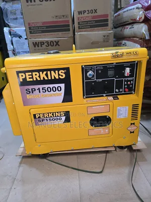 (12.5kva)Perkins Diesel Soundproof Gen 1years Wty 100%Copper Coil