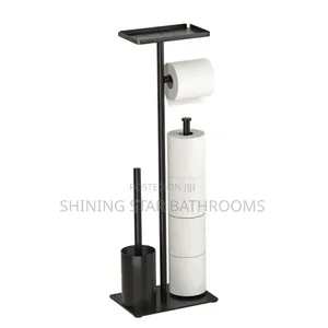 Standing Brush and Tissue Holder