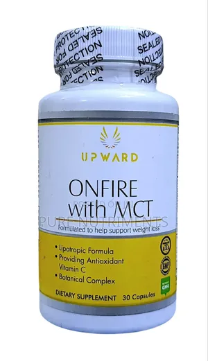 Upward Onfire MCT Oil 30 Caps_ Weight Loss Support, Lipotropic Formula