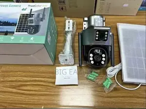V380 Pro Dual Lens PTZ Solar Camera 5.0mp