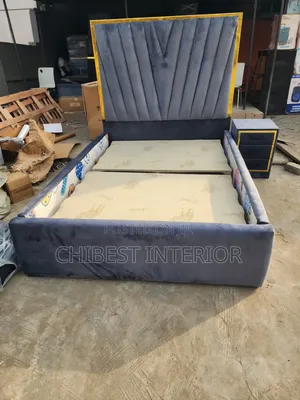 Brand New Padded Queen Size Bed.