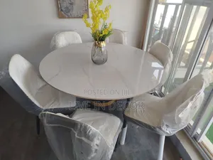 6 Man Marble Dinning Set