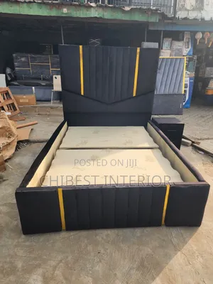 5ft Tall 4.5by6 Bed Frame With Side Drawer