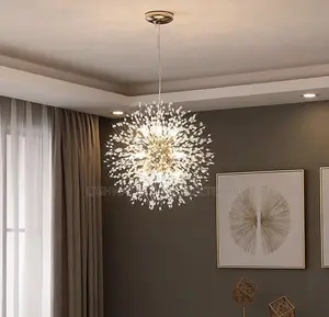 Modern Dinging Beads Hanging Chandelier
