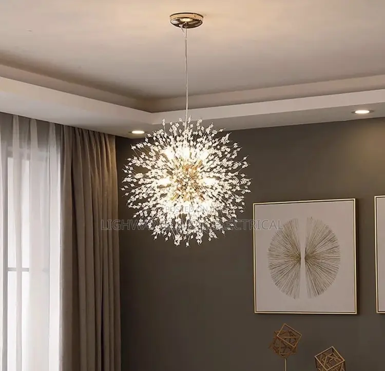 Modern Dinging Beads Hanging Chandelier