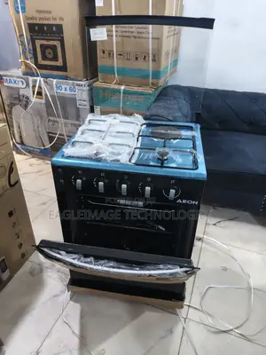 New Aeon Gas Cooker 60x60 4 Gas Burners + Oven Grill