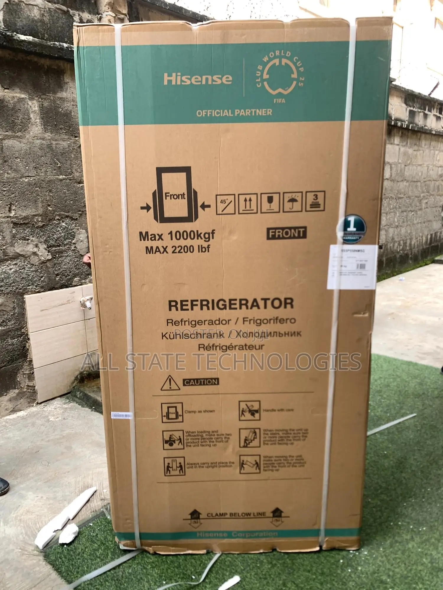 Hisense 529l Side by Side Cold Storage Unit