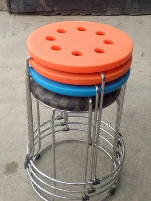 Round Metal Stool