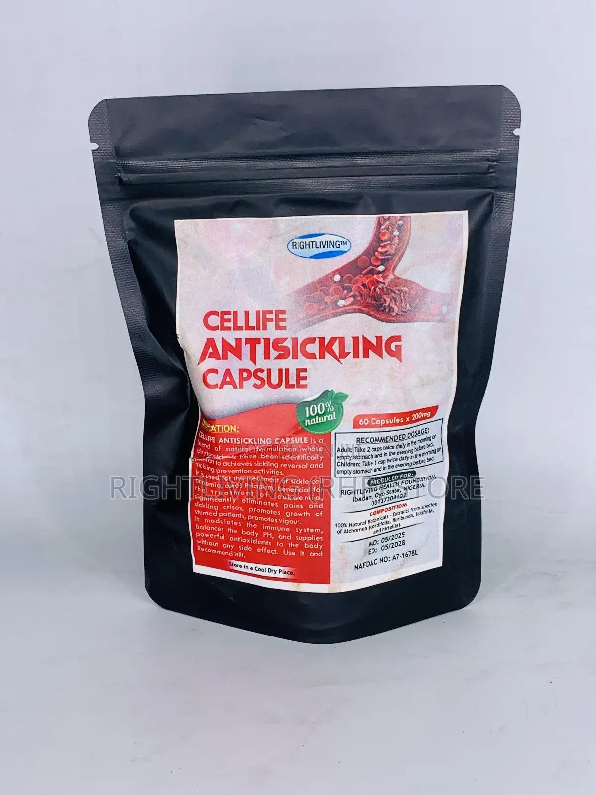 Cellife Antisickling Capsule for (Sickle Cell Patient)
