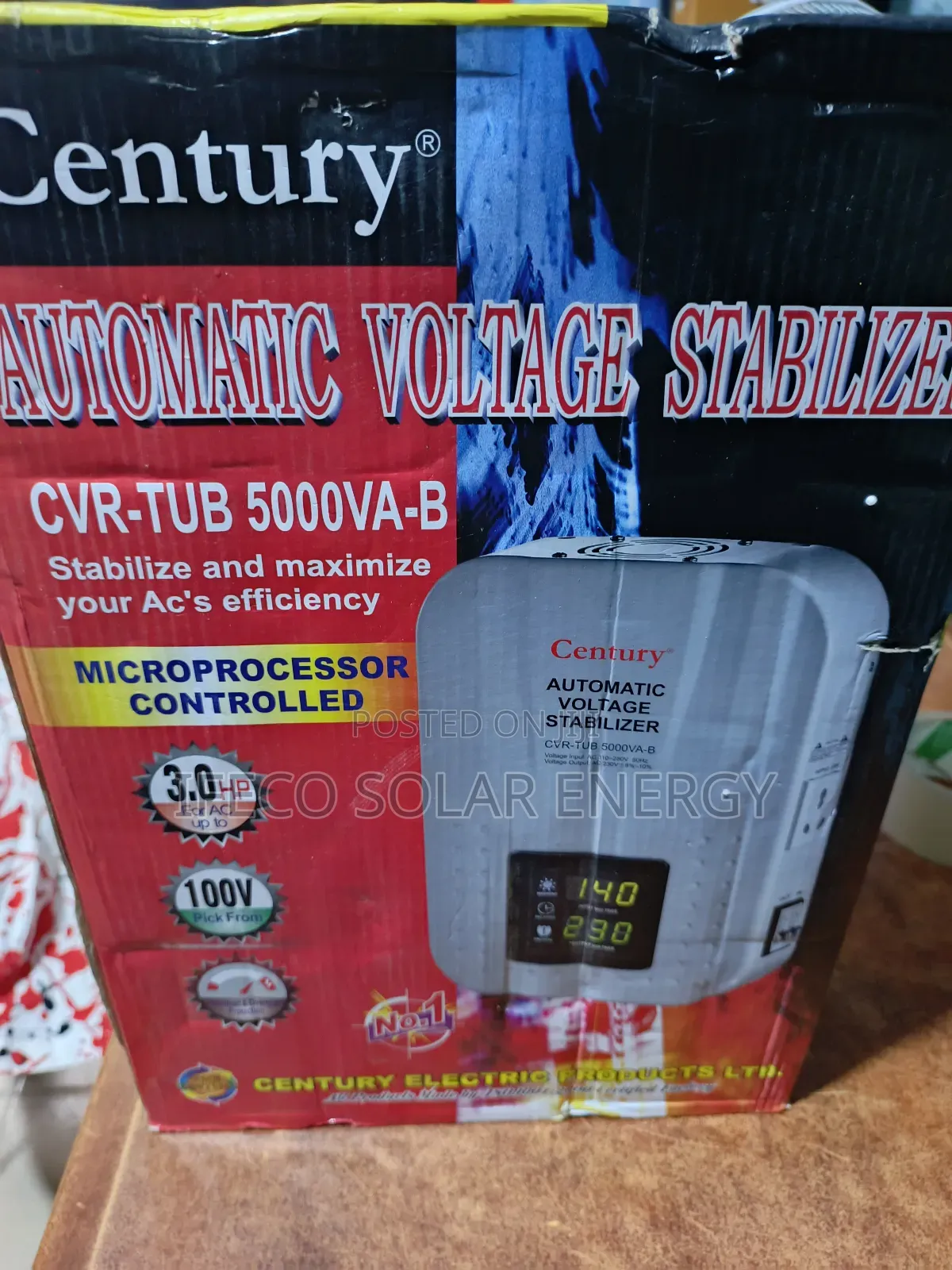 Century Automatic Voltage Stabilizer 5000va