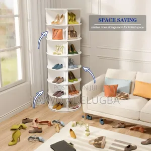 360 Rotating Shoe Rack