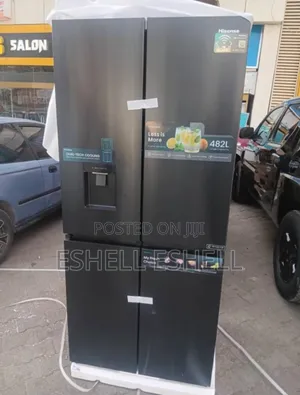 Hisense 4 Door Side by Side Fridge With Water Dispenser