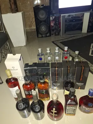 Various Alcoholic Drinks for Sale
