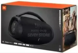 JBL Boombox 3 Black Portable Bluetooth Speaker With Massive Sound