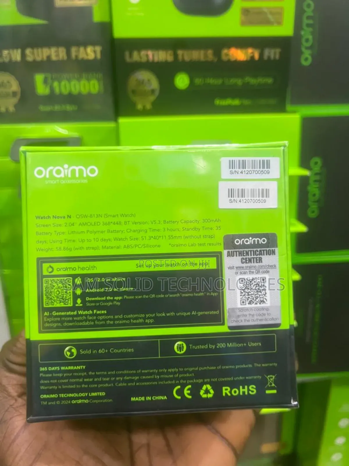 Oriamo Smart Watch Nova N