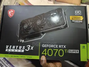 Msi Nvidia Ventus 3x Black Geforce Rtx 4070 Ti Super 16gb Gddr6xmemory