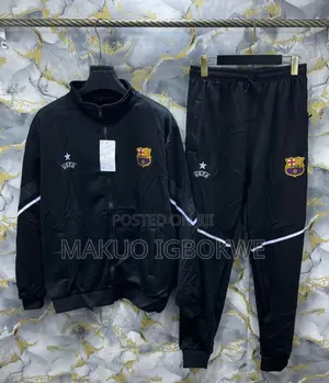 Barcelona Tracksuit Complete [Located in Onitsha Deliver Nationwide