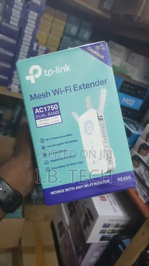 Tp-Link Re450 Mesh Wi-Fi Extender Ac1750