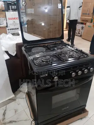 Efficient Scanfrost Heat Max 3+1 Gas Range Cooker.