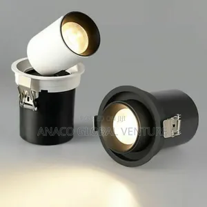 Led Adjustable Spot Light Available in White and Black Body