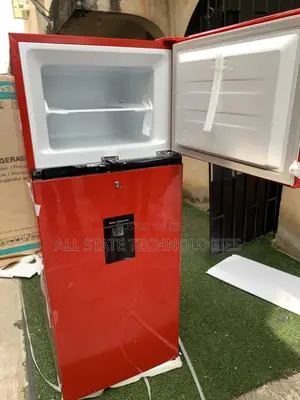 Hisense Ref 205 DRB Two-Door 204l Fridge in Red Finish