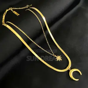 Lady Necklace Stainless Steel Gold Quality Lady Necklace