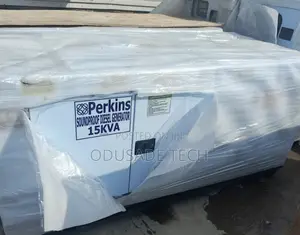 Clean Perkins 15kva Soundproof Generator, Ready to Work