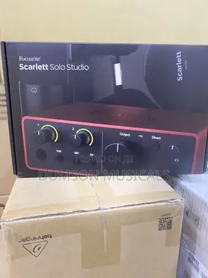 Focusrite Scarlett Solo Studio 4thgen Complete Set
