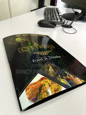 Luxury Food Menu Design Printing for Restaurants Hotels