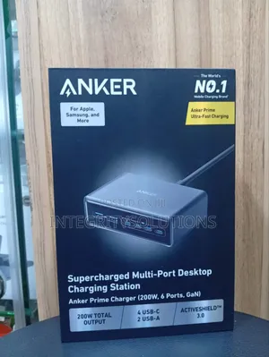 Super Charged Multi -Port Desktop Charging Station