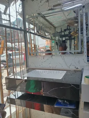 80cm Marble Cabinet Basin With Led Sensor Mirror