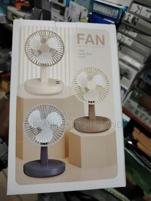 7" Rechargeable Fan Turning Fan