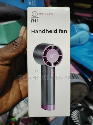 Handheld Digital Rechargeable Fan
