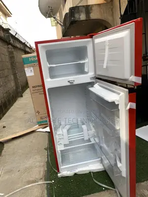 Hisense Ref 205 DRB Modern Red Refrigerator With Water Dispenser