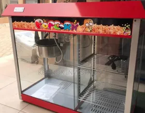 Imported Popcorn Machine With Warmer.