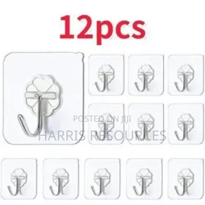 Wall Sticker Hook- 12 PCS