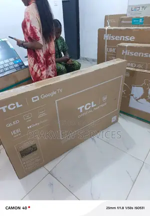 TCL Smart Google Tv 50 Inches Qled Type