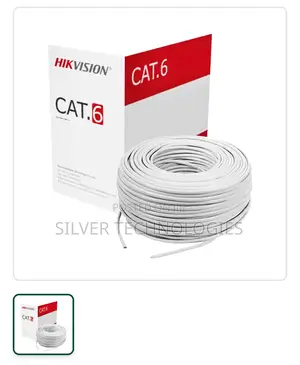 Hikvision Cat-6 305 Meter White Network Cable